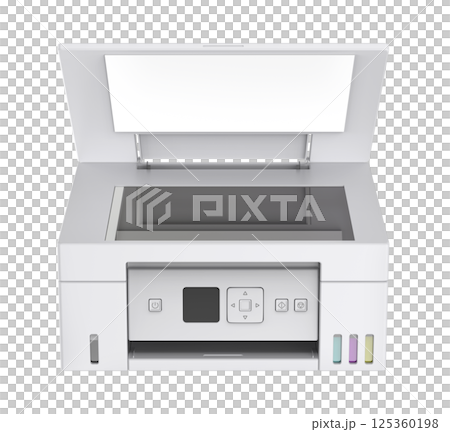 Inkjet color photocopier 125360198