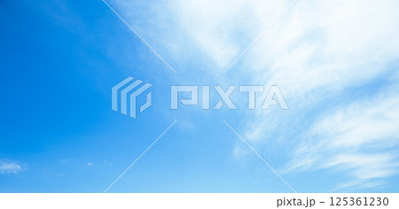 爽やかな風を感じる初夏の青空 爽やかな風を感じる初夏の青空 125361230