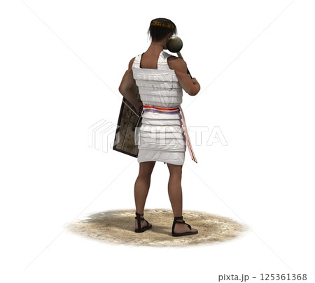 warrior character, 3D rendering, illustration, cg 125361368