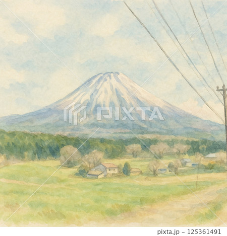 16の視点で描く富士山 – 日本の美を多彩なアートスタイルで 125361491