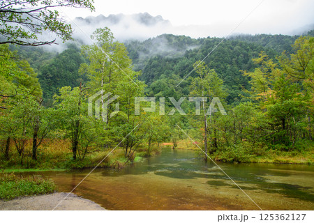上高地の田代池 125362127