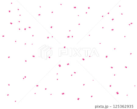 マゼンタの紙吹雪 125362935
