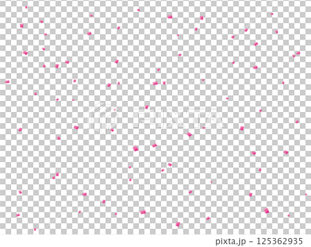 マゼンタの紙吹雪 125362935