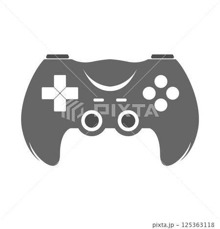 Joystick icon logo design 125363118