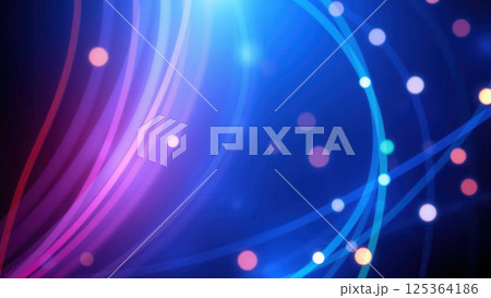 Abstract light background, glow lights graphic 125364186
