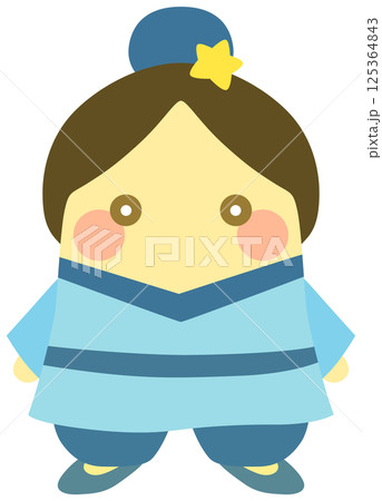 かわいい彦星のイラスト 七夕素材 ベクター かわいい彦星のイラスト 七夕素材 ベクター 125364843