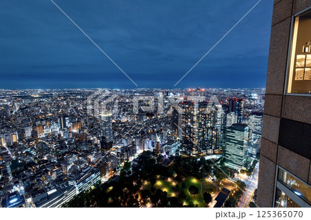 【夜景100選】東京都庁展望室からの夜景 【夜景100選】東京都庁展望室からの夜景 125365070