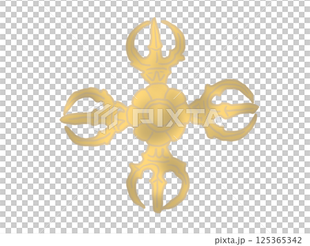 真言密教の羯磨のイラスト 125365342