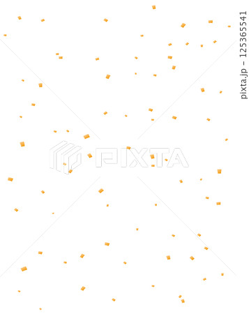 オレンジの紙吹雪 125365541