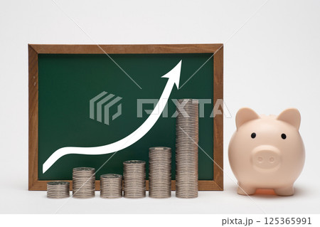 お金の急成長のイメージ お金の急成長のイメージ 125365991