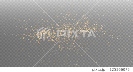 The Golden Glitter Particles Effect is designed for background design and creative decoration purposes 125366073