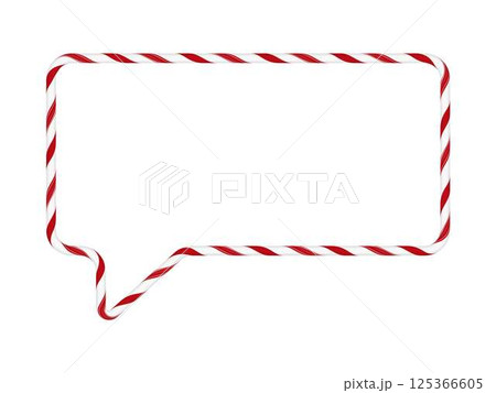 Empty rectangular dialog box made of striped...のイラスト素材 [125366605] - PIXTA