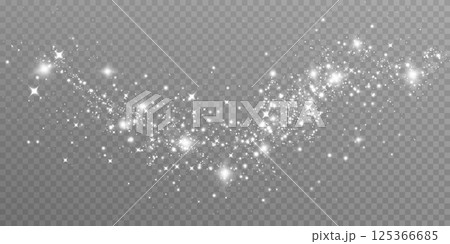 A Stunning Glittering Star Dust Effect Perfect for Design and Decoration Scenarios and Creative Projects 125366685