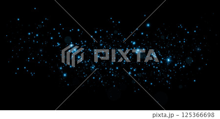 Starry Night A Stunningly Beautiful Array of Radiant Light Illuminate the Dark and Vast Spaces of the Universe 125366698