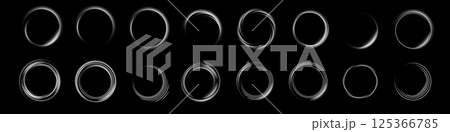 An Artistic Illustration Depicting the Various Phases of the Moon Cycle Against a Striking Dark Background An Artistic Illustration Depicting the Various Phases of the Moon Cycle Against a Striking Dark Background 125366785