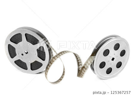 Film strips isolated on white background. Film strips isolated on white background. 125367257