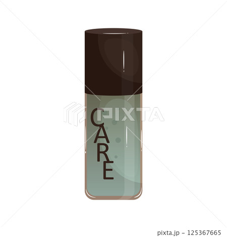 Skin care product in bottle in flat design. Cosmetic moisturizer package. Vector illustration isolated. Skin care product in bottle in flat design. Cosmetic moisturizer package. Vector illustration isolated. 125367665