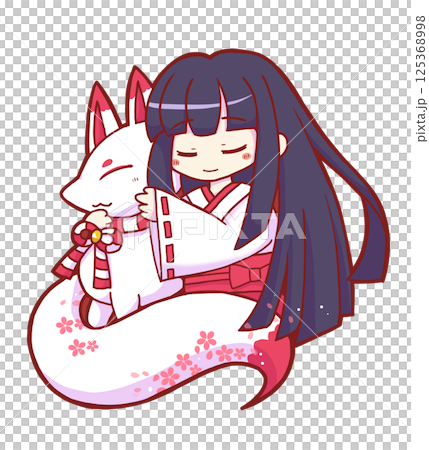 狐と巫女 125368998