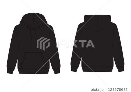 Set of black clothing mockups_13 125370685