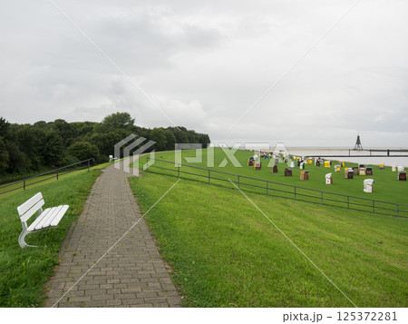 Cuxhaven at the north sea in germany 125372281