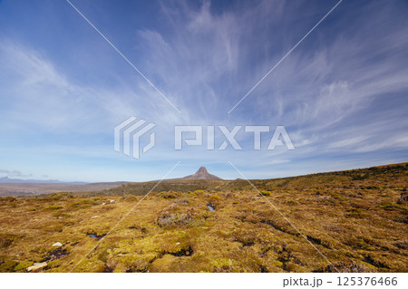 Barn Bluff Morning View in Tasmania Australia 125376466