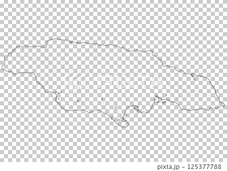 牙買加空白地圖 125377788