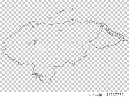 宏都拉斯空白地圖 宏都拉斯空白地圖 125377794