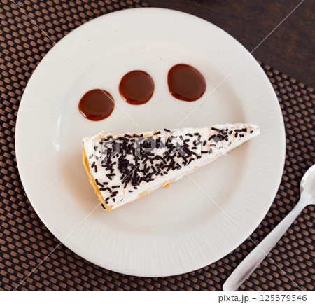 Piece of banoffee pie english dessert Piece of banoffee pie english dessert 125379546
