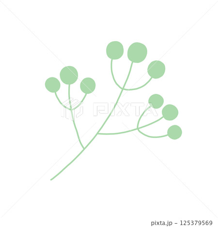 葉っぱのイラスト 125379569