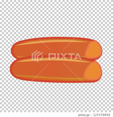 Illustration of Chateau peeled glace carrots 125379950