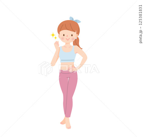 若い女性インストラクター 125381831