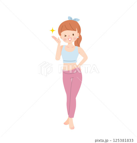 若い女性インストラクター 若い女性インストラクター 125381833