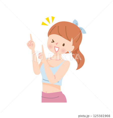 若い女性インストラクター 125381908