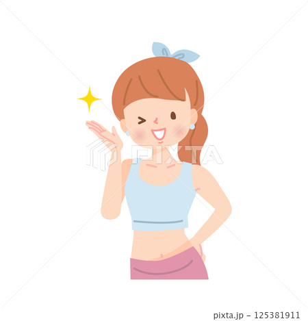 若い女性インストラクター 若い女性インストラクター 125381911
