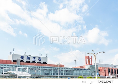 長崎県大村市 晴天の長崎空港 長崎県大村市 晴天の長崎空港 125382911
