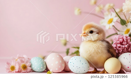 modern chick attitude Easter background idea 125385966