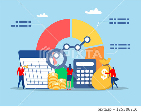Spreadsheet producing reports,business people accountants with calculator, spreadsheet producing reports,Accounting and finance audit, calculate budget, profit and loss, produce report graph from dat Spreadsheet producing reports,business people accountants with calculator, spreadsheet producing reports,Accounting and finance audit, calculate budget, profit and loss, produce report graph from dat 125386210