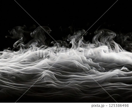 ドライアイスの煙（ai生成画像） 125386498