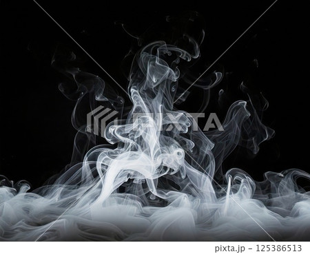 ドライアイスの煙（ai生成画像） 125386513