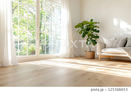 green plants in a garden 125386653
