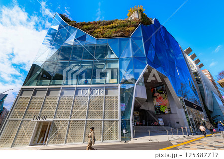 東京 渋谷区の都市風景 神宮前交差点 東急プラザ原宿「ハラカド」 東京 渋谷区の都市風景 神宮前交差点 東急プラザ原宿「ハラカド」 125387717
