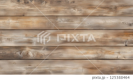Rustic Wooden Floor Mockup with Seamless Texture and Natural Tones 125388464