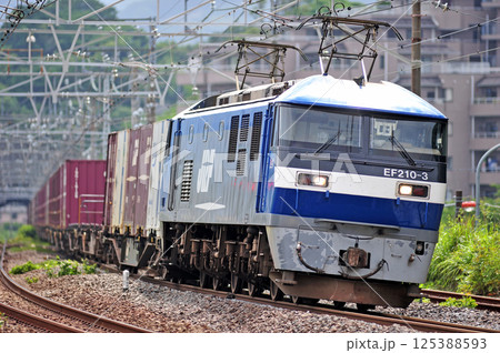 東海道本線　真鶴　JR貨物　EF210-3（岡山） 125388593