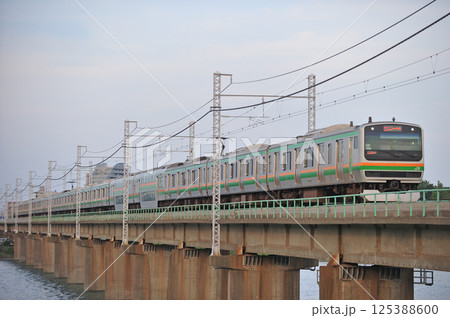 東海道本線 茅ヶ崎-平塚 JR東日本 E231系1000番台 K-41編成(国府津) 東海道本線 茅ヶ崎-平塚 JR東日本 E231系1000番台 K-41編成(国府津) 125388600