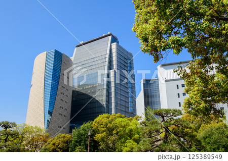大阪城公園から見る NHK大阪と大阪府警、歴史博物館 大阪城公園から見る NHK大阪と大阪府警、歴史博物館 125389549