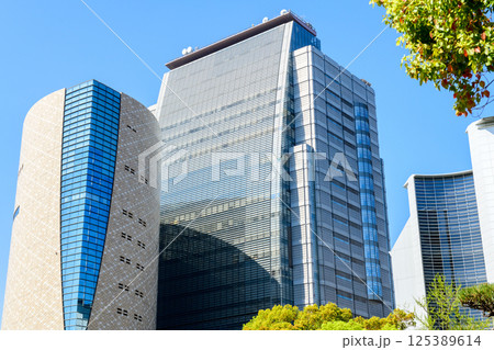 大阪城公園から見る NHK大阪と大阪府警、歴史博物館 大阪城公園から見る NHK大阪と大阪府警、歴史博物館 125389614