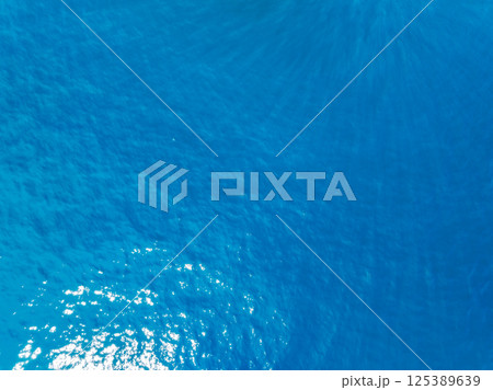 Top view sea waves nature background,Amazing waves texture seascape view 125389639