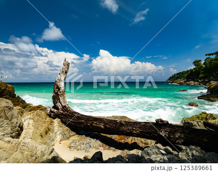 Aerial view beautiful sea surface nature background,Amazing waves texture ocean with clouds Aerial view beautiful sea surface nature background,Amazing waves texture ocean with clouds 125389661