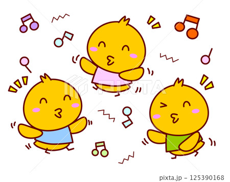 ひよこのダンス 125390168