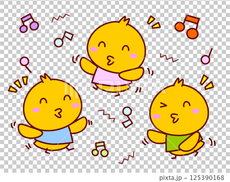 ひよこのダンス 125390168